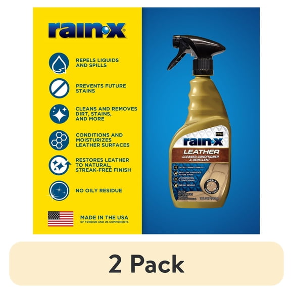 Limpiador Asientos Cuero RainX Pro 620236SRP 2 Pack 473ml
