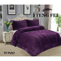 Mundo Shopping - Plumón De Invierno Peludos Con Chiporro 2 Plazas