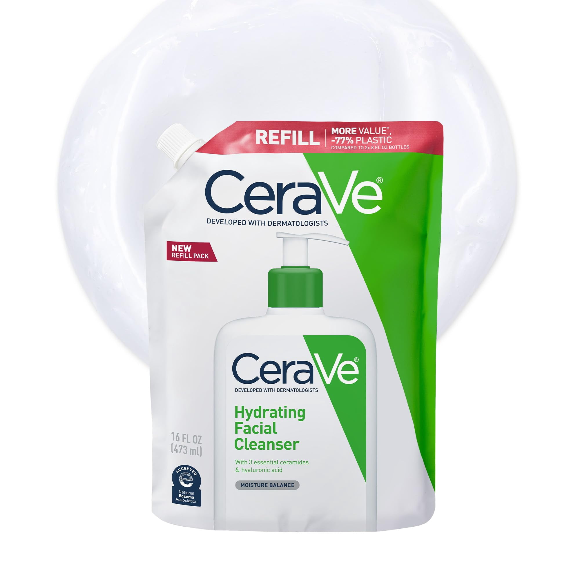 Limpiador Facial Cerave Hidratante 473 Ml Para Piel Seca