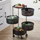 thumbnail image 2 of Carrito Organizador Verdulero Frutero Giratorio 4 Estantes, 2 of 7
