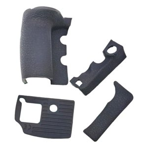 Magideal - 4X Cuerpo De Cámara Digital Cubiertas De Goma Agarre, Parte Inferior, Pulgar Trasero, Lateral Para Cámara Dslr, Pieza De Reparación Con
