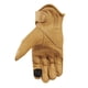 thumbnail image 3 of Guante Cuero Natural Moto, Corto, Café Claro, Vintage. RESPEKT, 3 of 3