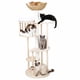 thumbnail image 1 of Rascador Para Gatos con Casa Elegante Beige 160x50x50, 1 of 6