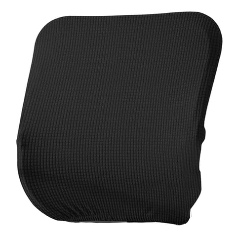 Magideal - Funda Para Asiento De Silla: Elastano, Elástico Cuadrado, Suave, Impermeable, Lavable, Funda Para Respaldo Para Sillas, Silla De Computadora, Muebles, Negro