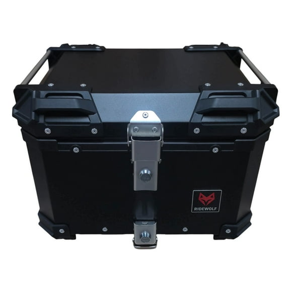 Baúl Top Case para motocicleta 45L Negro RIDEWOLF 0712-45