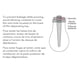 thumbnail image 5 of Dispensador de Miel de Vidrio EHOMEA2Z 414 ml con Tapa de Metal, 5 of 5