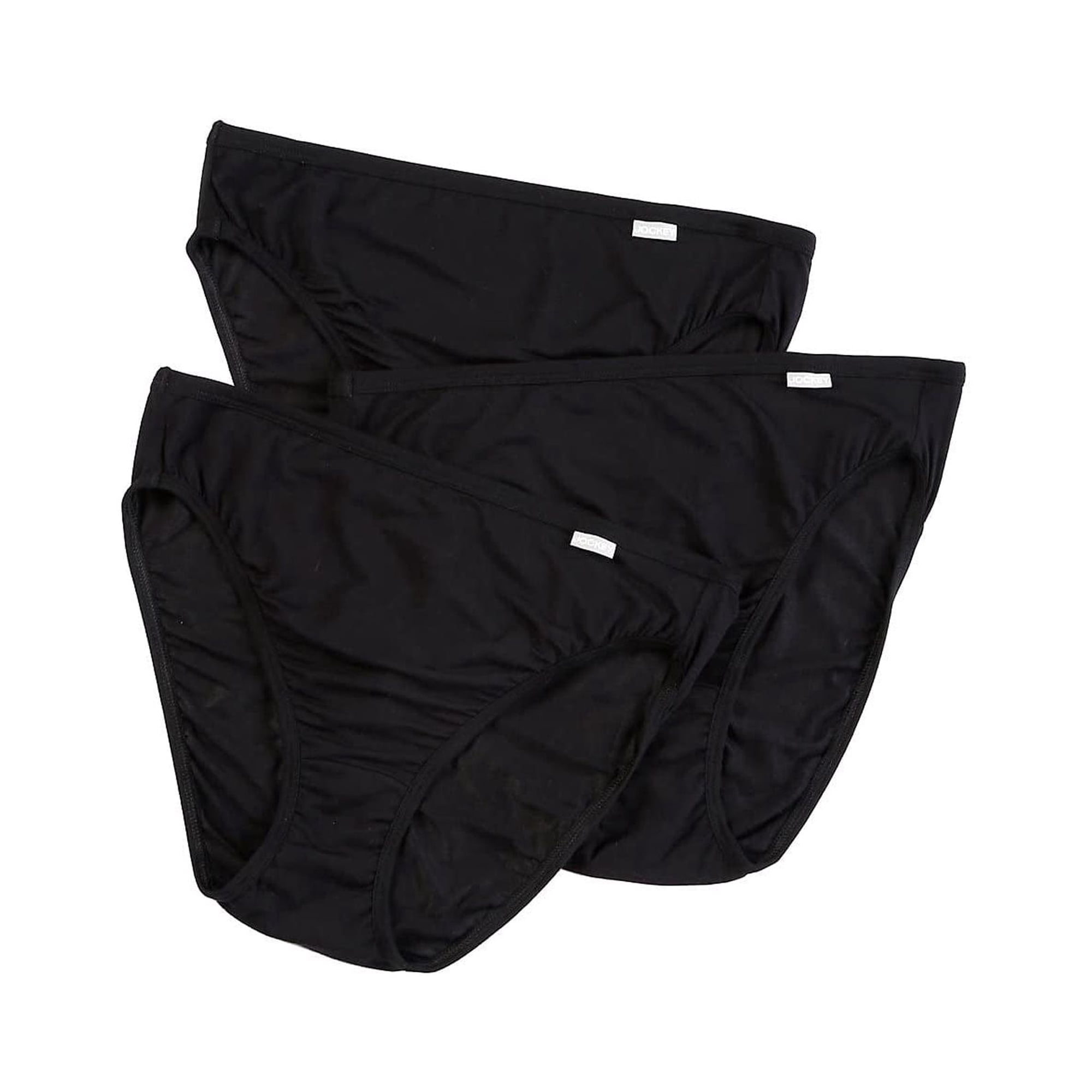 Ropa Interior Jockey Supersoft French Cut Para Mujer, Paquete De 3, Color Negro