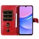 thumbnail image 2 of Funda tipo cartera para Samsung Galaxy A16 con bolsillo con cremallera y ranuras para tarjetas – Función de soporte Rojo, 2 of 6