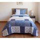 thumbnail image 1 of Cubrecama Quilt Verano 1.5 Plazas - Padua Azul Patchwork KFL752, 1 of 4