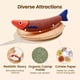 thumbnail image 5 of 3 Pez Peluche Juguete Con Catnip Para Gato 24 Cm Saury Fish, 5 of 10