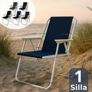 Line - Silla Plegable Portátil Playa Camping Picnic Colores Surtidos