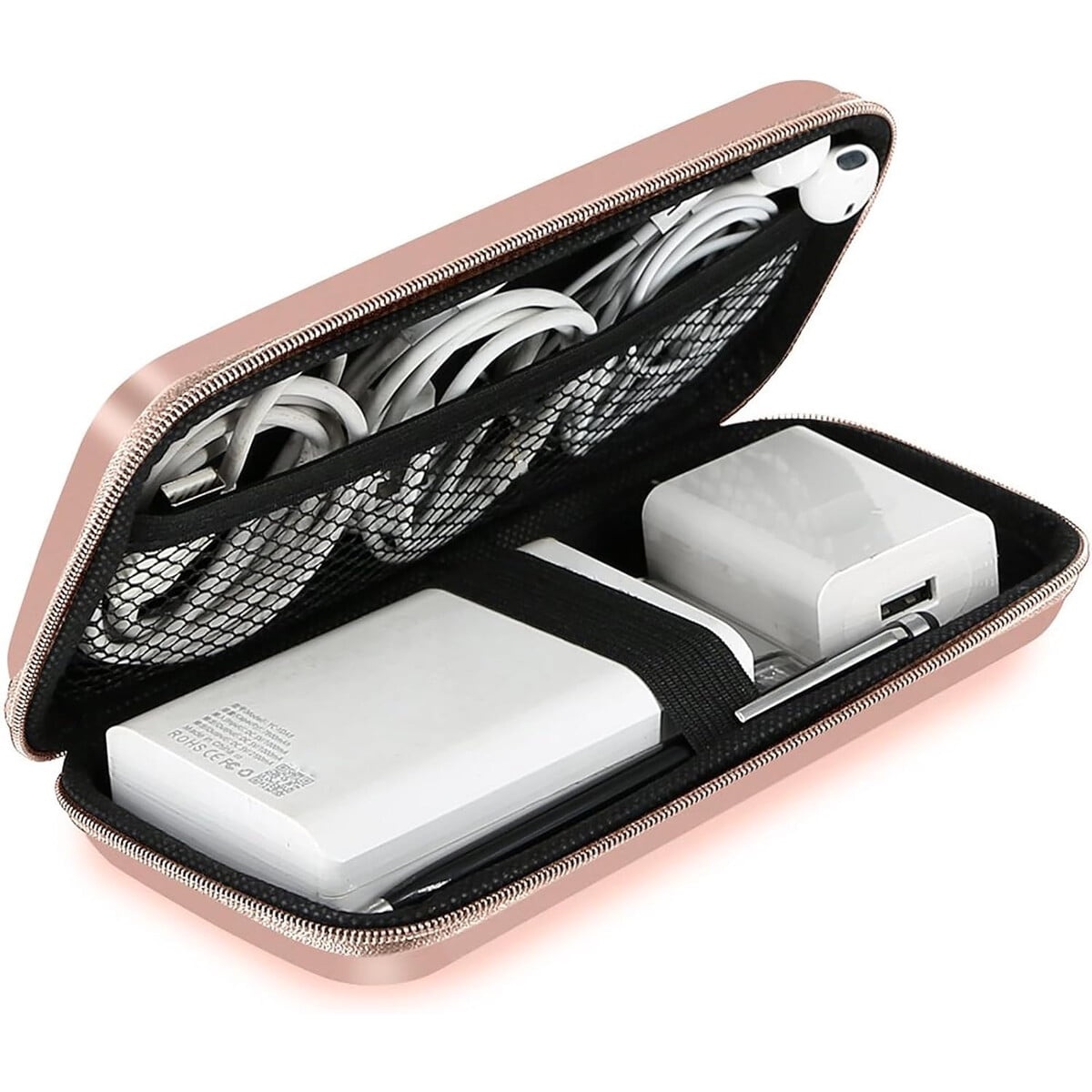 Organizador Shockproof Imangoo Estuche Eva 19x10cm Rose Gold