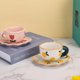 thumbnail image 3 of Juego De Cafetera Cerámica, Diseño De Lindo Juego De Tazas Creativas, Adecuado Para Lavavajillas Y Microondas, 6 Onzas / 180 Ml Para Leche De Té Con Leche, 3 of 5