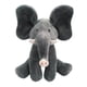 thumbnail image 1 of Juguete Musical De Peluche Para Bebé, Elefante Cantante De Peluche Para Regalo De Cumpleaños Preescolar, Orejas Grises, 1 of 3