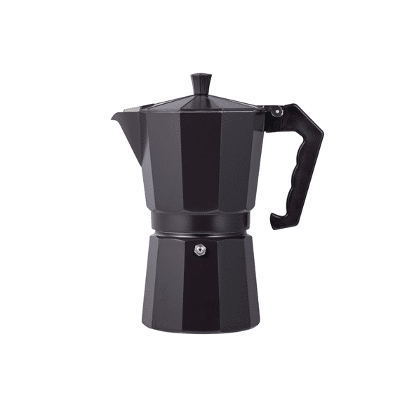Cafetera Italiana Bergner Charcoal 12 Tazas Aluminio
