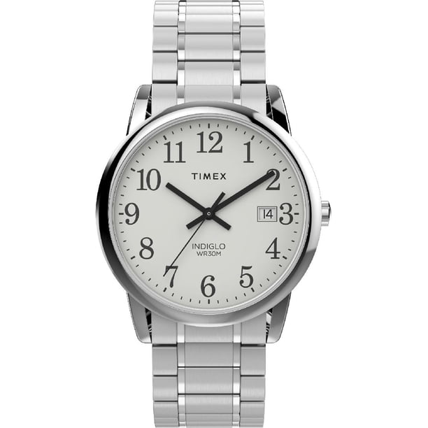 Reloj Timex Easy Reader 35Mm Silver-Tone Para Hombre