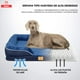 thumbnail image 5 of Cama Antiestres Perro Colchon Ortopedica 90x63cm Grande Azul, 5 of 9