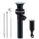 thumbnail image 1 of Desagüe para lavabo de baño KENES cromado con rebosadero LJ-P701-5, 1 of 9