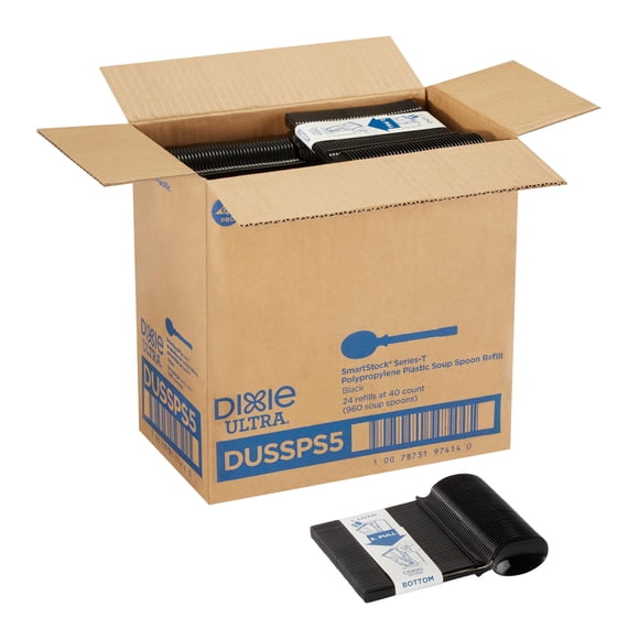 Cucharas Dixie Ultra DUSSPS5-1 negras, 960 unidades