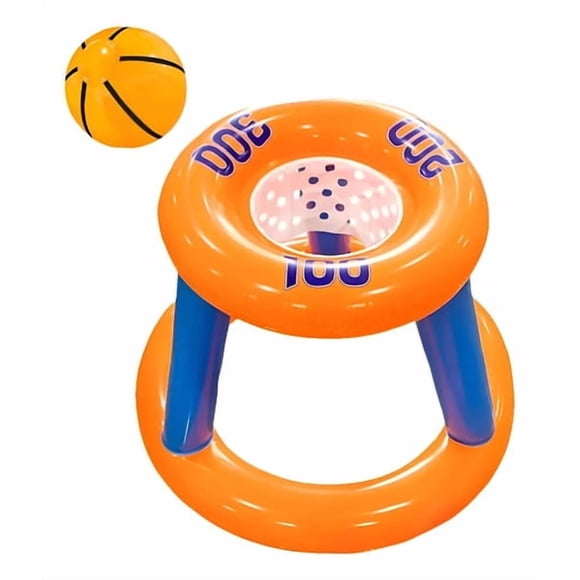 Juego Inflable Aro Basquet Pelota Piscina Niños Pool24k