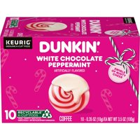 Keurig K-Cup De Chocolate Blanco Y Menta De Coffee Dunkin', 10 Cápsulas