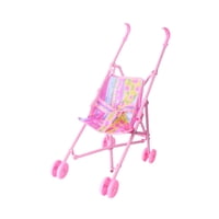 Magideal - Cochecito De Bebé Para Muñecas, Juguete Interactivo Rosa De Moda Para Juegos De Simulación Realistas, Accesorios, Juego De Rol Para Niñas Pequeñas. Altura 36 Cm