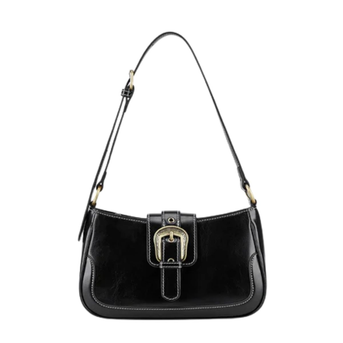 Ecosusi Cartera Vintage Alison De Uso Diario - Negro