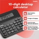 thumbnail image 2 of Calculator Staples, energía solar o batería de escritorio de 10 dígitos, 2 of 7