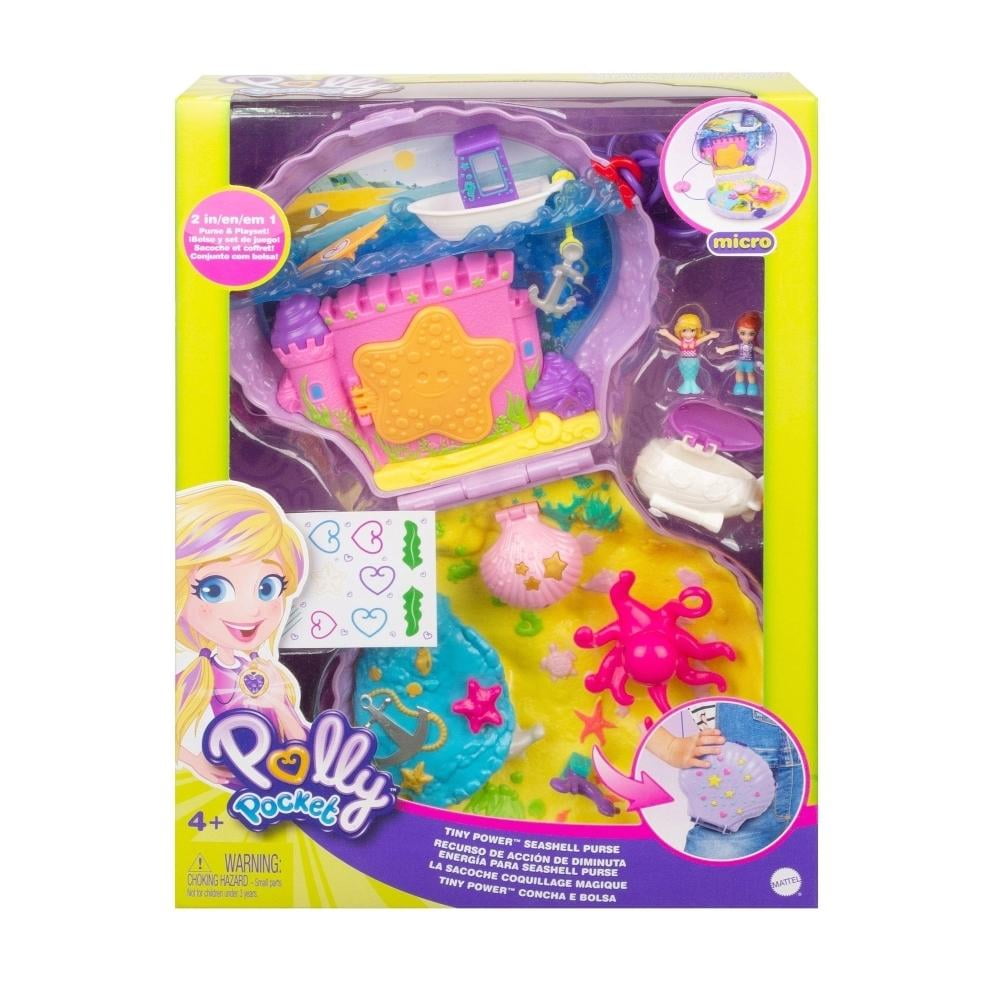 Set De Juego Polly Pocket New Micro Tiny Power Bolsa De Concha
