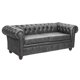 thumbnail image 2 of Sofá Manchester Capitone 3C Pu Gris, 2 of 4