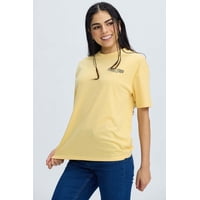 Fashionspark - Polera Mujer Oversize Amarillo
