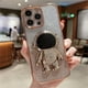 thumbnail image 1 of Gradual Glittering Pink Phone Case With Cartoon Astronaut Holder For,iPhone14/14Plus/14Pro/14ProMax ,iPhone13/13Mini/13Pro/13ProMax ,iPhone12/12Mini/12Pro/12ProMax, ,iPhone11/11Pro/11Pro Max ,iPhoneX, 1 of 3