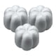 thumbnail image 1 of Calabazas De Espuma Blanca, Ideales Para Manualidades Otoñales, Fiestas De Halloween Y Eventos Al Aire Libre (17 Cm)., 1 of 5