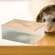 thumbnail image 5 of Contenedor de baño de arena para hámster, bañera acrílica para erizo, chinchilla y jerbo, 5 of 7
