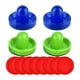 thumbnail image 3 of 4 Empujadores De Air Hockey Y 8 Discos De 2,5 Pulgadas Para Mesas De Juegos Familiares Fiesta Azul Y Verde, 3 of 3