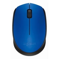 Mouse Inalámbrico Logitech M170 Azul Y Negro