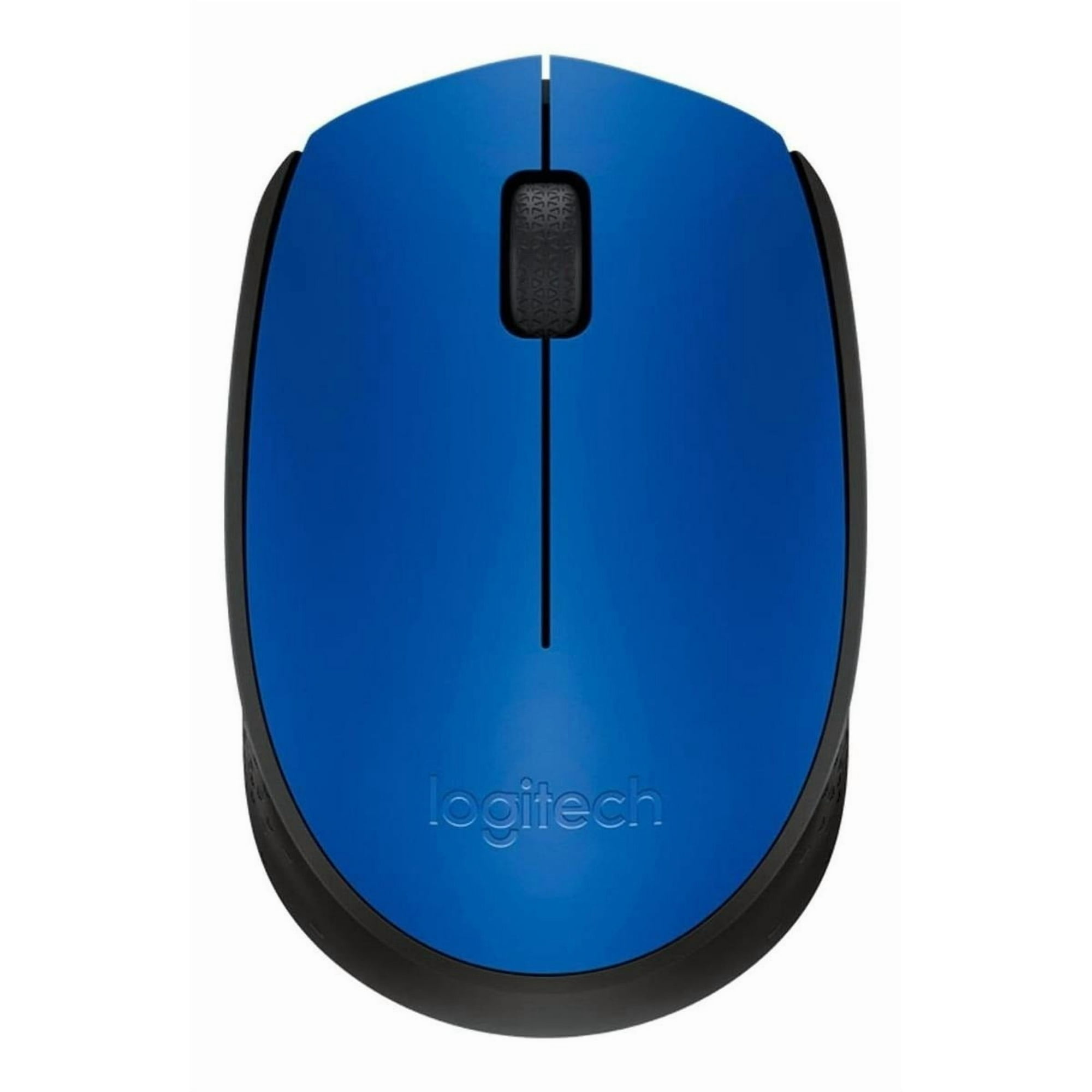 Mouse Inalámbrico Logitech M170 Azul Y Negro