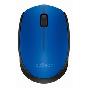 Mouse Inalámbrico Logitech M170 Azul Y Negro
