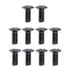 thumbnail image 1 of 10pcs interruptores sintonizadores de los tornillos cabezas de la máquina del engranaje montaje de piezas de los tornillos negro, 1 of 5