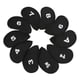 thumbnail image 1 of 10 Fundas Protectoras para Cabezas de Hierro de Golf, Regalos para Golfistas Profesionales, Fundas Universales para Cabezas de Palos de Golf para Depo Negro, 1 of 5