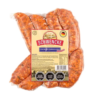 Chorizo Parrillero 8 Un 500 Gr Schwencke
