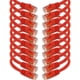 thumbnail image 1 of Paquete de 10 Cables Ethernet Cat6 iMBAPrice 1.5 m Rojo, 1 of 6
