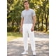 thumbnail image 2 of Pantalones Jogger de Cintura con Cordón Texturizados para Hombre INSPIRE CHIC 2XL Blanco, 2 of 5