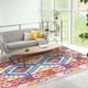 thumbnail image 3 of Alfombra Luxury Kelim 150X200 He143 Dark Blue-Ros, 3 of 3