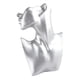 thumbnail image 4 of Escaparate De Material De Resina Exhibidor De Joyas Soporte Colgante L + Resina Plateada, 4 of 5