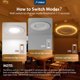thumbnail image 3 of Luces empotrables LED Amico, paquete de 12, 14 cm, 5 temperaturas de color, regulables, 12 W, 3 of 6