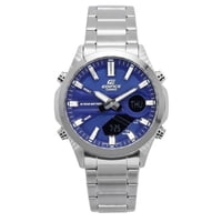 Reloj Casio Edifice Análogo Digital Acero Inoxidable Esfera Azul Cuarzo Efv-C120D-2A 100M Para Hombre