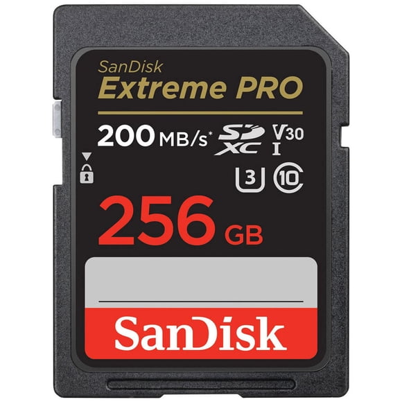 Tarjeta de memoria SanDisk Extreme PRO 256GB UHS-I U3 SDXC