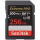 thumbnail image 1 of Tarjeta de memoria SanDisk Extreme PRO 256GB UHS-I U3 SDXC, 1 of 5