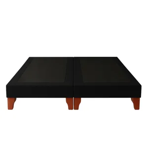 Ethan Desing - Base De Cama 2 Plazas Negra